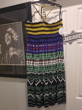 Women's Multicolor Patterned Summer Dress